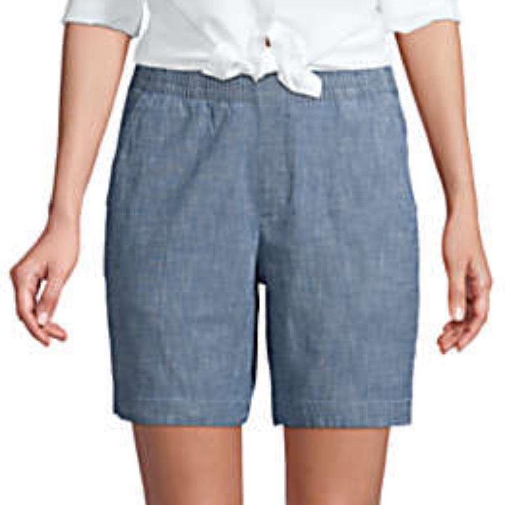 Chambray shorts, NWOT